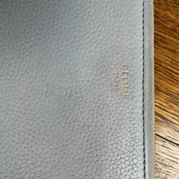 🩷LAST CHANCE🩷 Celine Gray & Pink Zippy Wallet - Picture 5 of 12